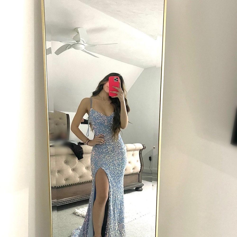 DIAMOND BLUE GOWN - Picture 2 of 4